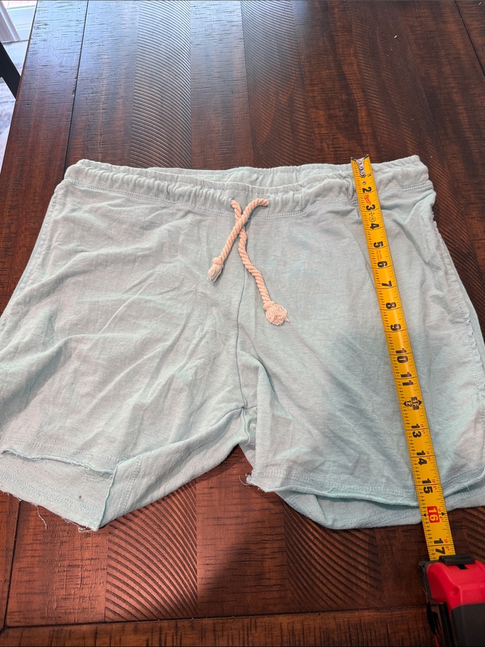 Southern Spirit  Light Aqua Women's Athletic Drawstring Shorts